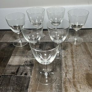 Vintage Helios West Germany Crystal Stemware Set of 7